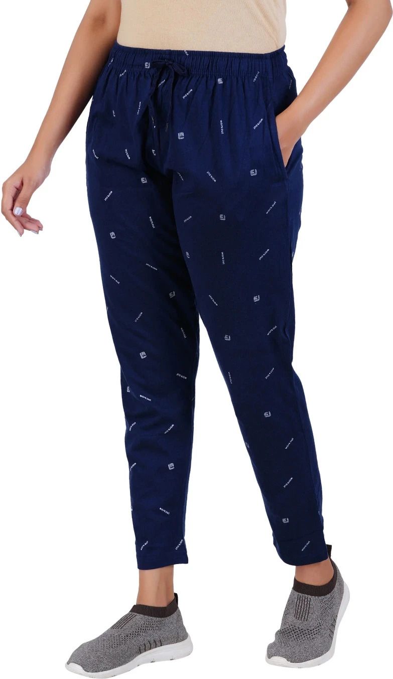 guide Women Polka Print Blue Track Pants-picture-13