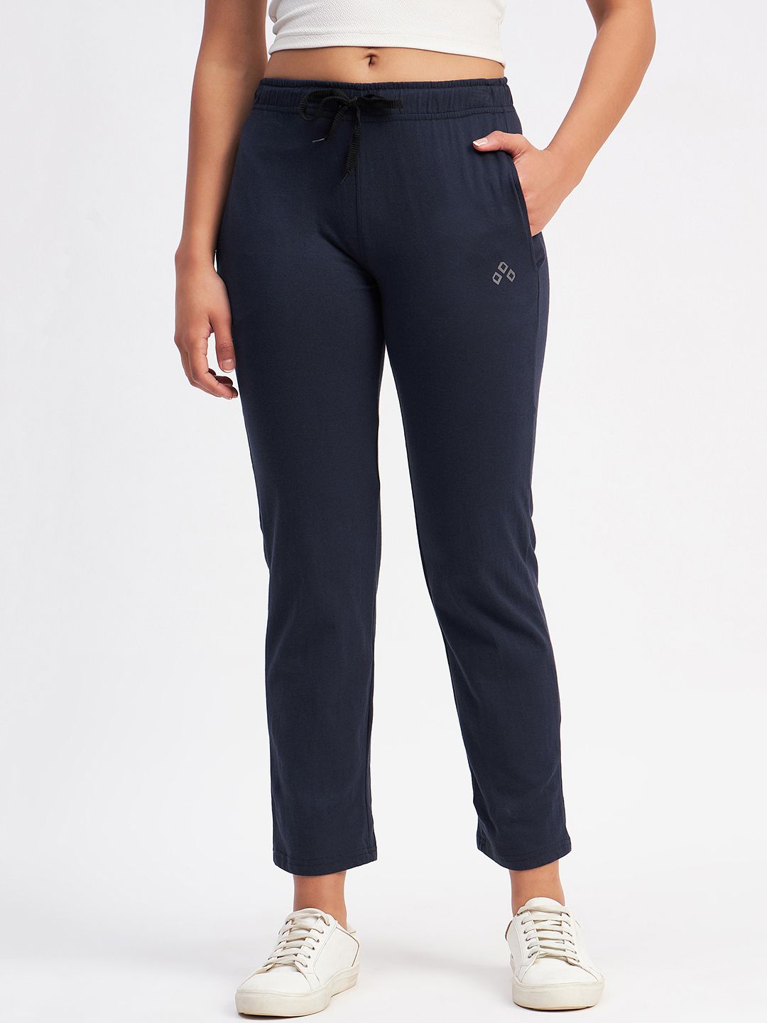 ds fashion Women Self Design Blue Track Pants-picture-35