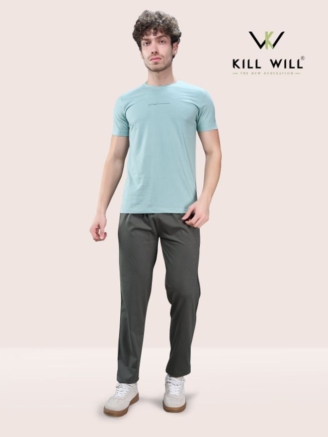 killwill Men Solid Grey Track Pants-picture-30