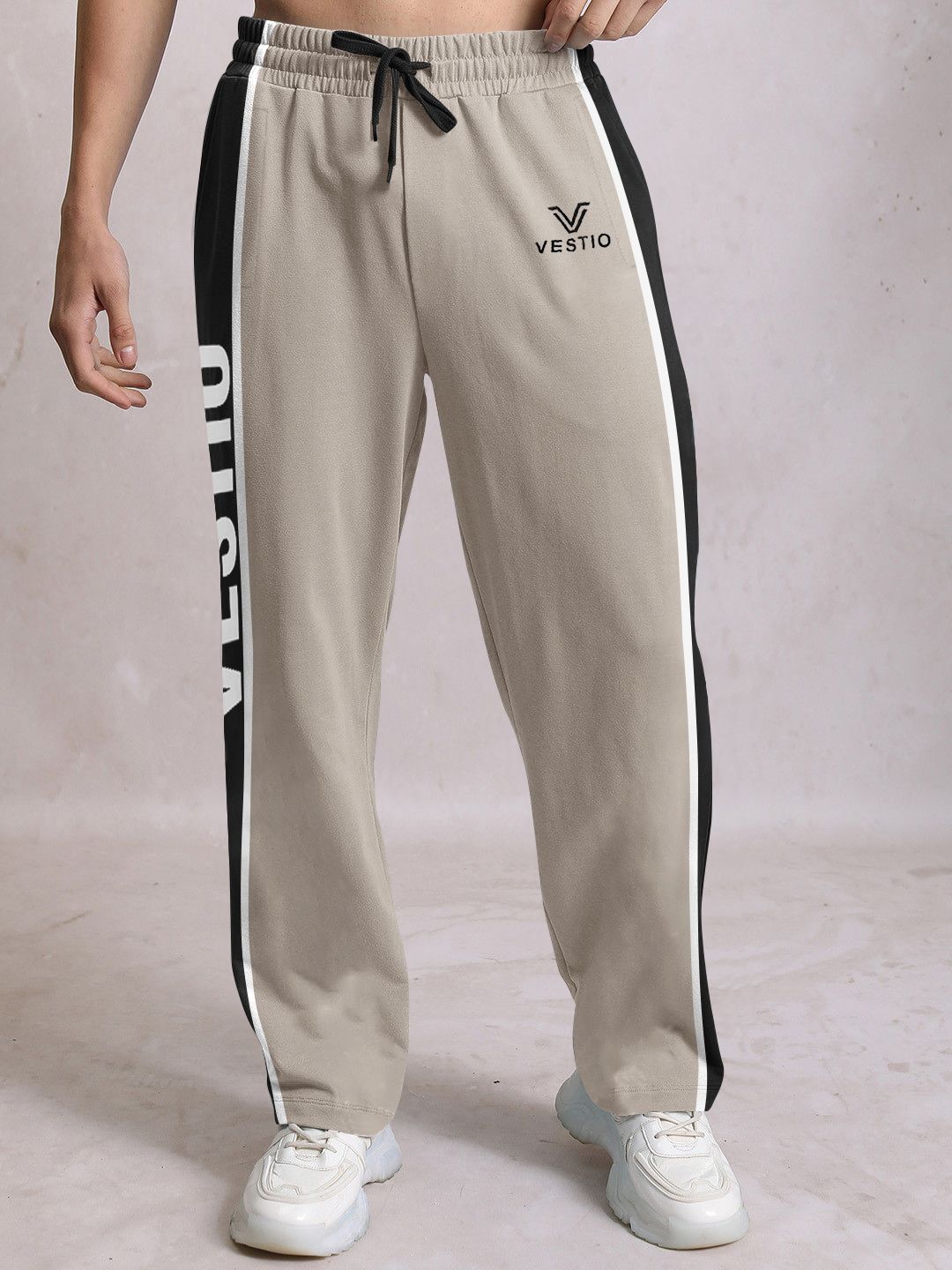 vestio Men Printed Beige Track Pants-picture-21