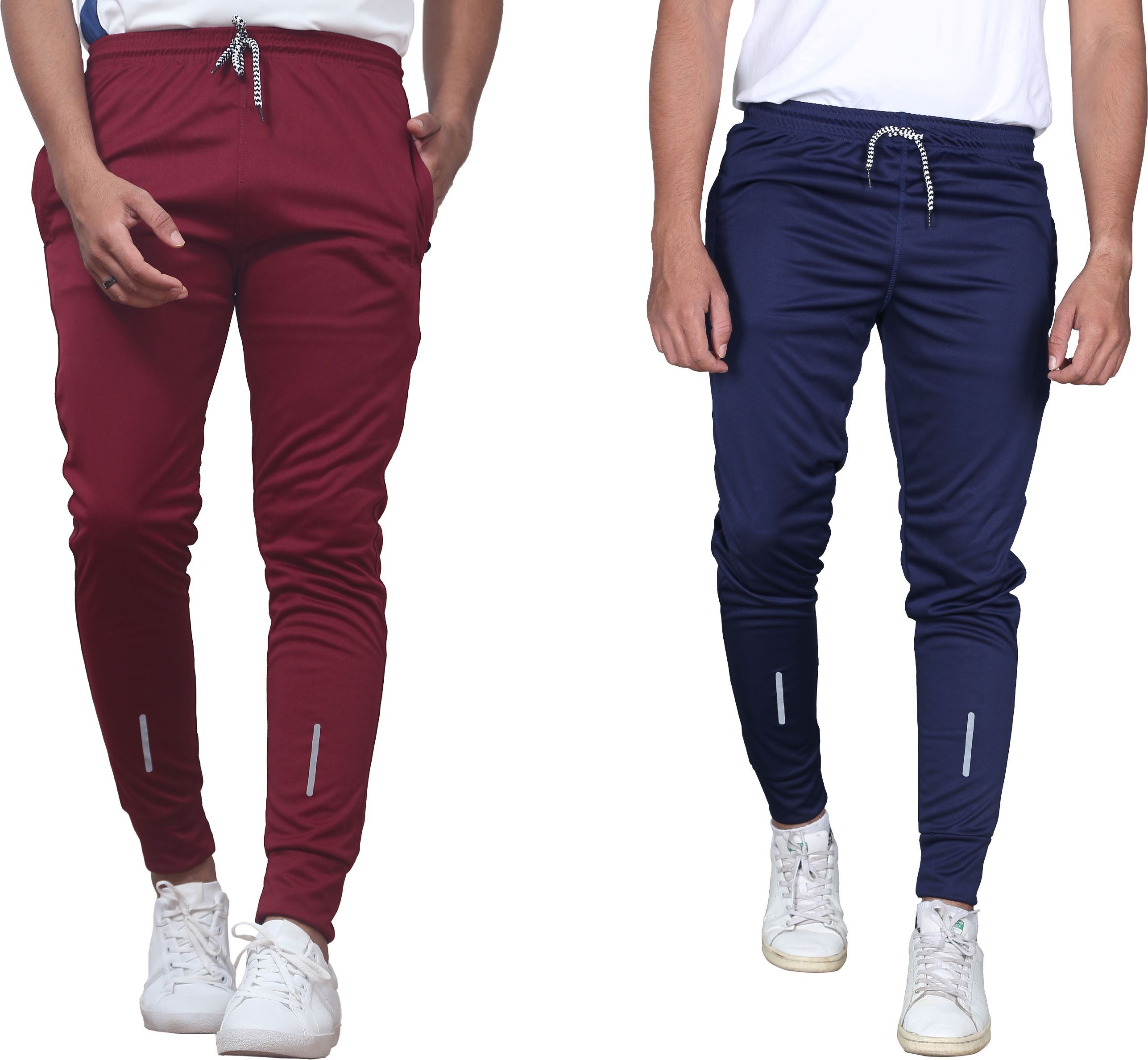 coveatvolo trends Men Striped Red, Blue Track Pants-picture-19