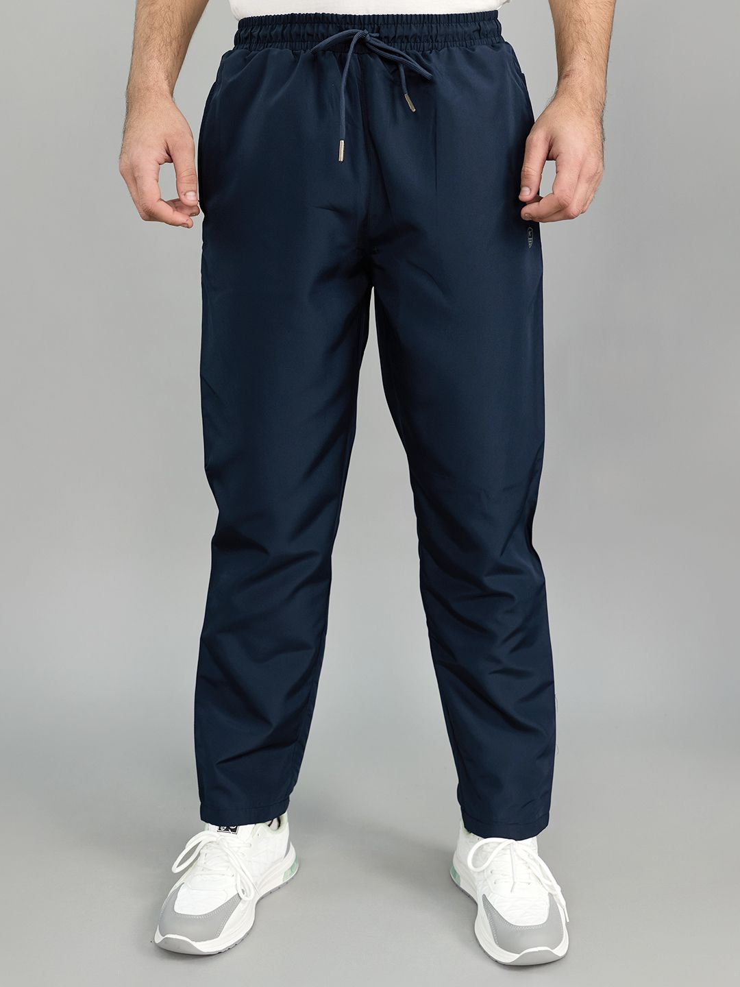 monte carlo Men Solid Blue Track Pants-picture-14