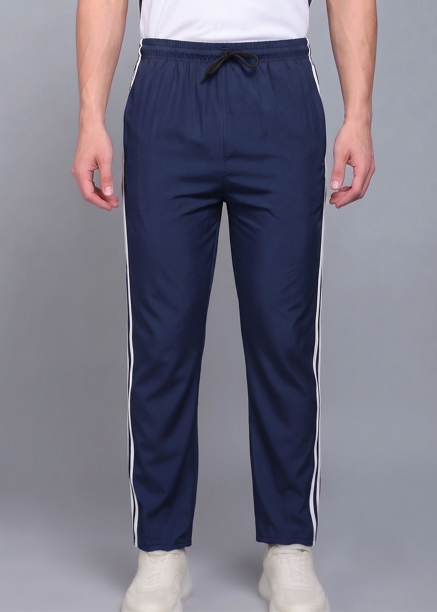 pvsfashionhub Men Solid Blue Track Pants-picture-11