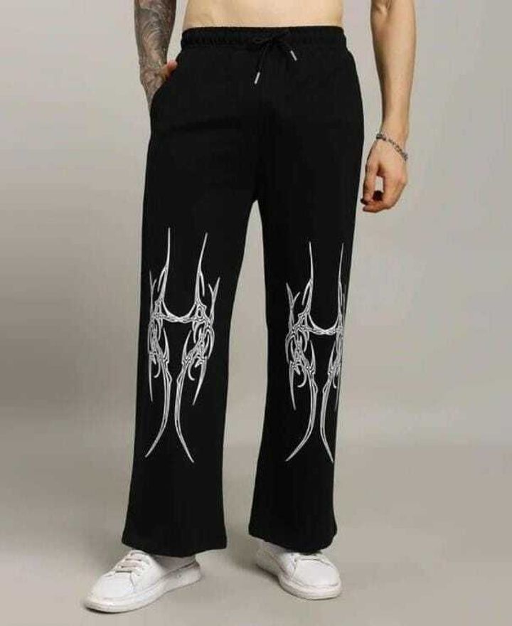 mut fashion Men Printed Black Track Pants-picture-24