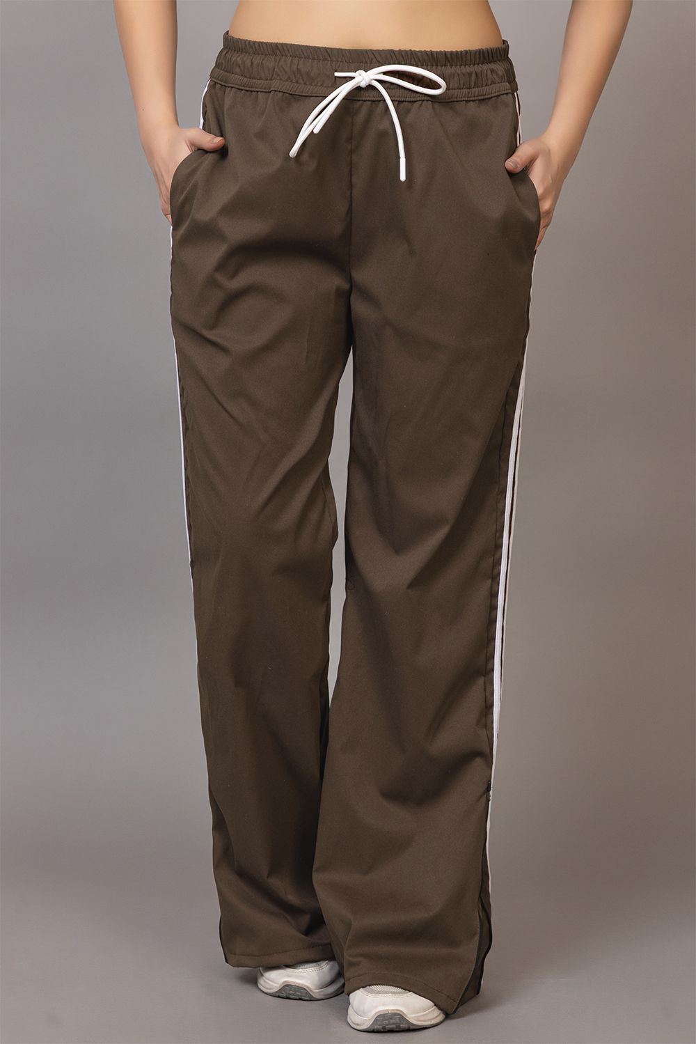 baystreet Women Solid Brown Track Pants-picture-13
