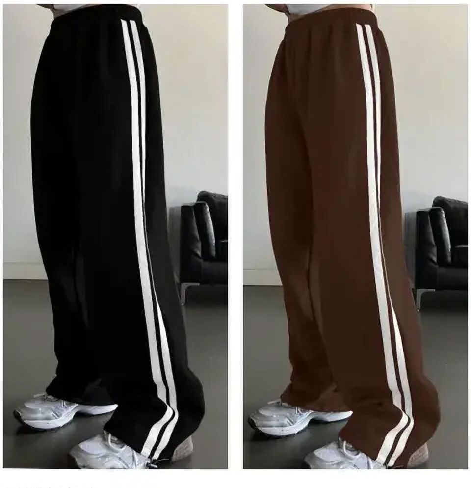 priyansh enterprises Pack of 2 Women Striped Multicolor Track Pants-picture-28