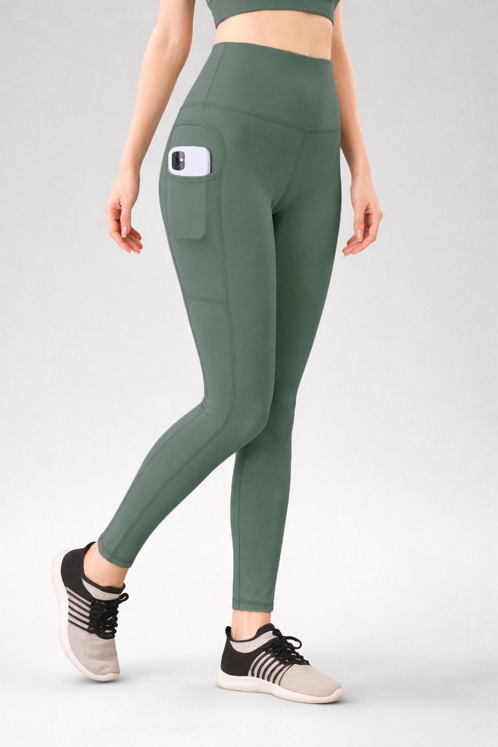 poojaran Women Solid Light Green Track Pants-picture-11