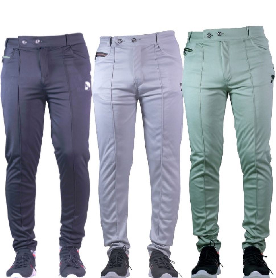 Pack of 3 Men Solid Multicolor Track Pants-image-26