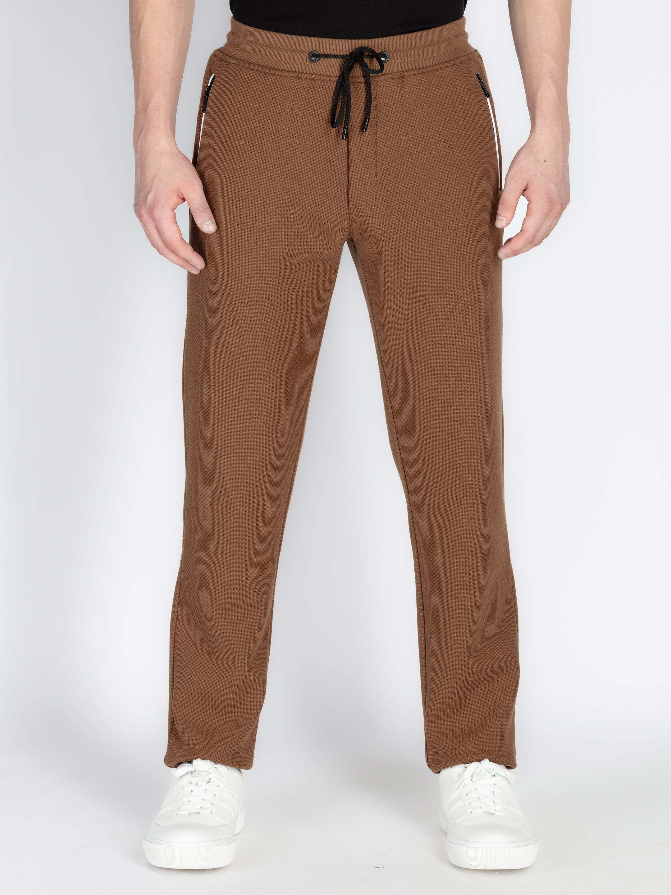 status quo Men Solid Brown Track Pants-picture-23