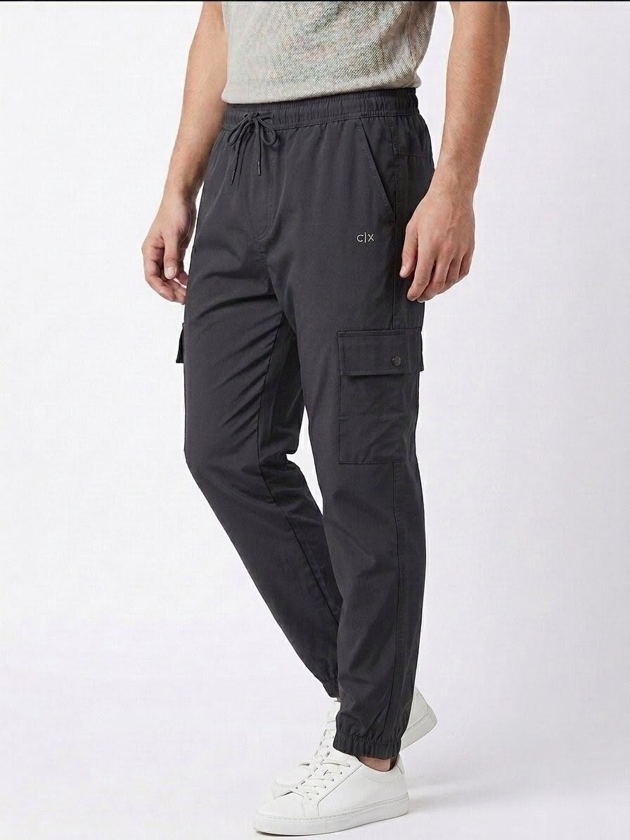 coutrix Men Printed Black Track Pants-picture-17