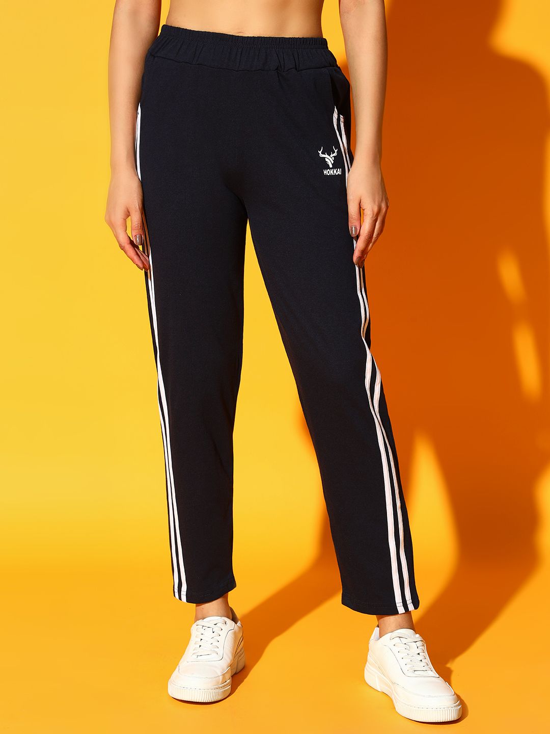 clothina Women Solid Black Track Pants-picture-22
