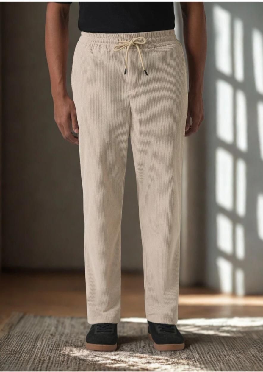 Men Self Design Brown Track Pants-image-49