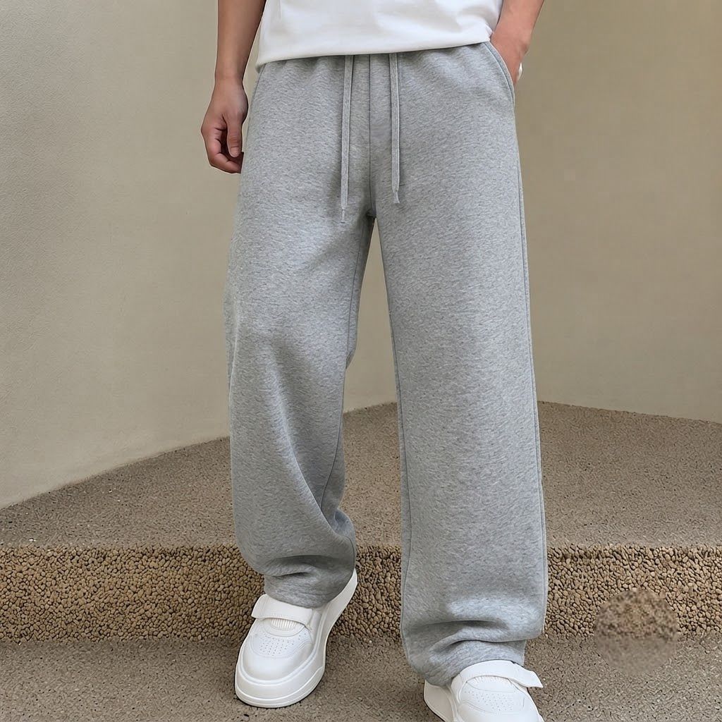 dockstreet Men Solid Grey Track Pants-picture-24