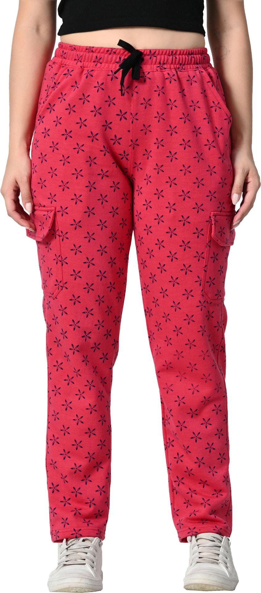 kayu Women Printed Pink Track Pants-picture-14