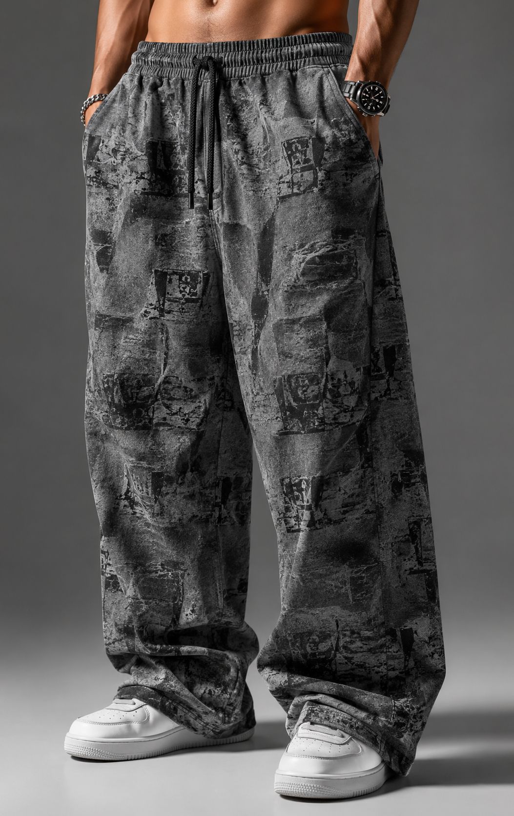 Men Printed Multicolor Track Pants-image-41