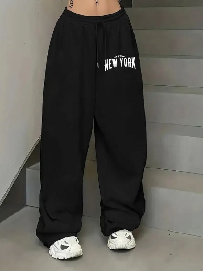 lugrantha Women Printed Black Track Pants-picture-16