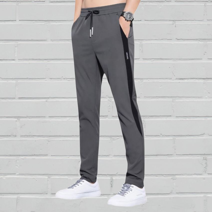 s t enterprise Men Solid Grey Track Pants-picture-33