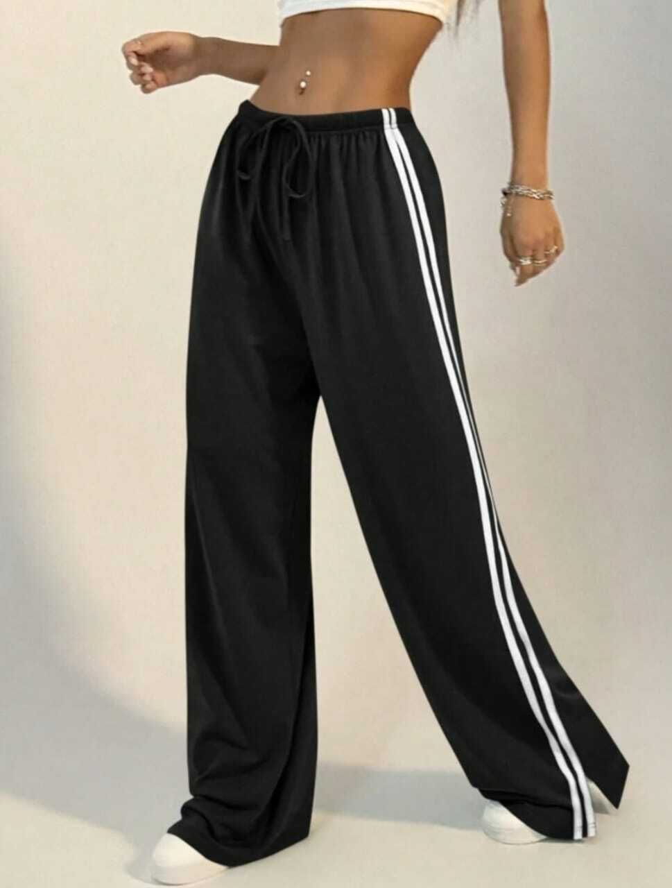 miskis Women Solid Black Track Pants-picture-22