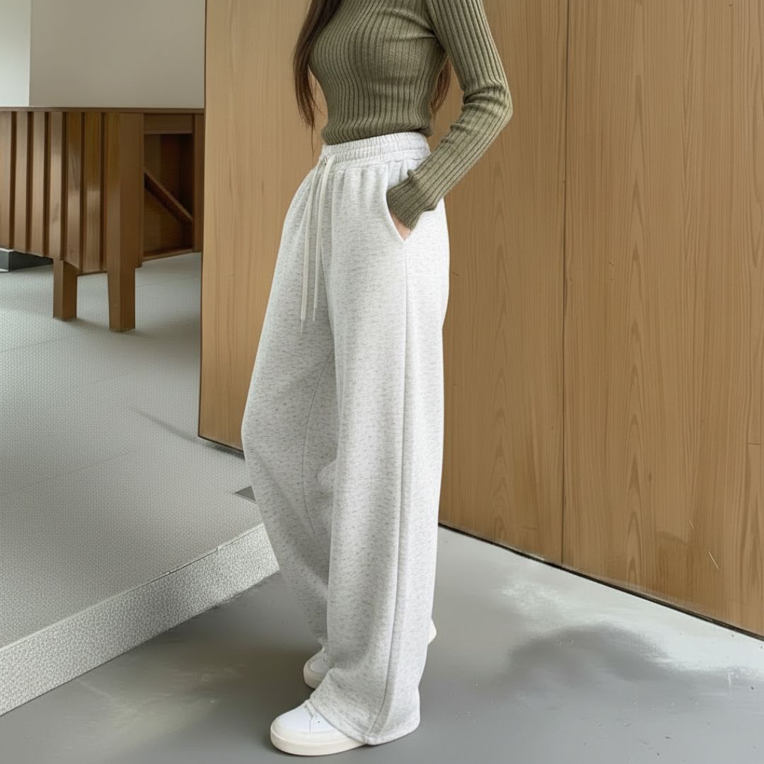 denominator Women Solid White Track Pants-picture-30