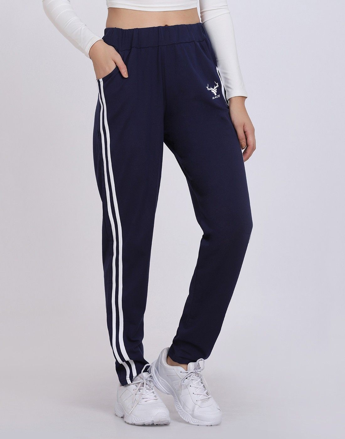 clothmaster Women Solid Black Track Pants-picture-13