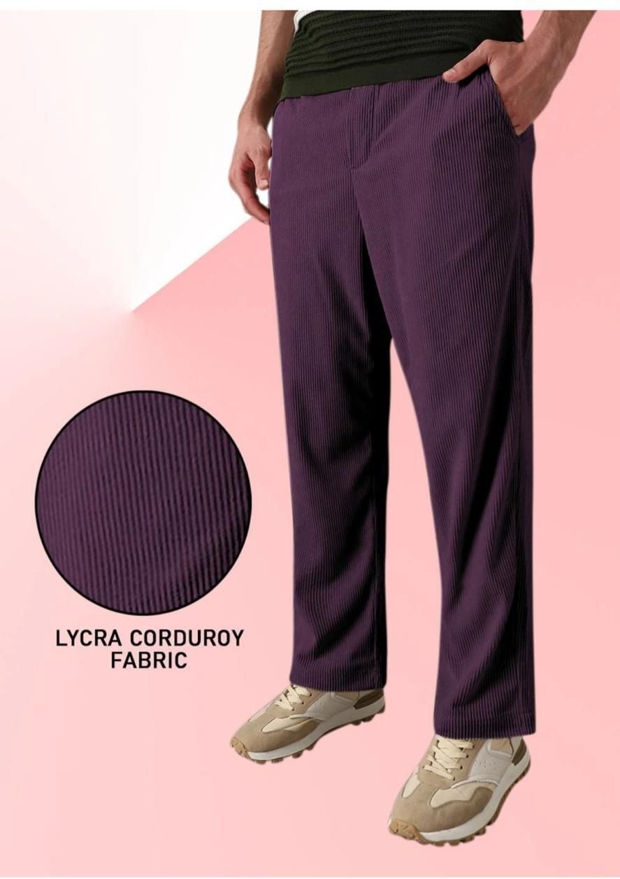 bidatsh trend Men Self Design Maroon Track Pants-picture-21