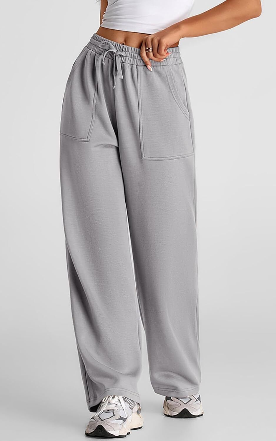 q-rious Women Solid Grey Track Pants-picture-15