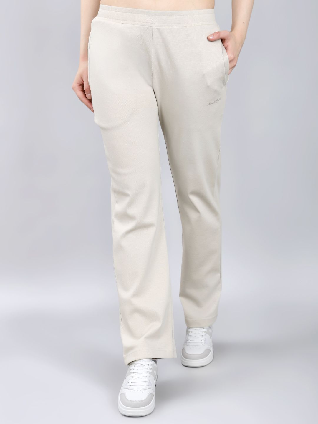 monte carlo Women Solid Beige Track Pants-picture-12