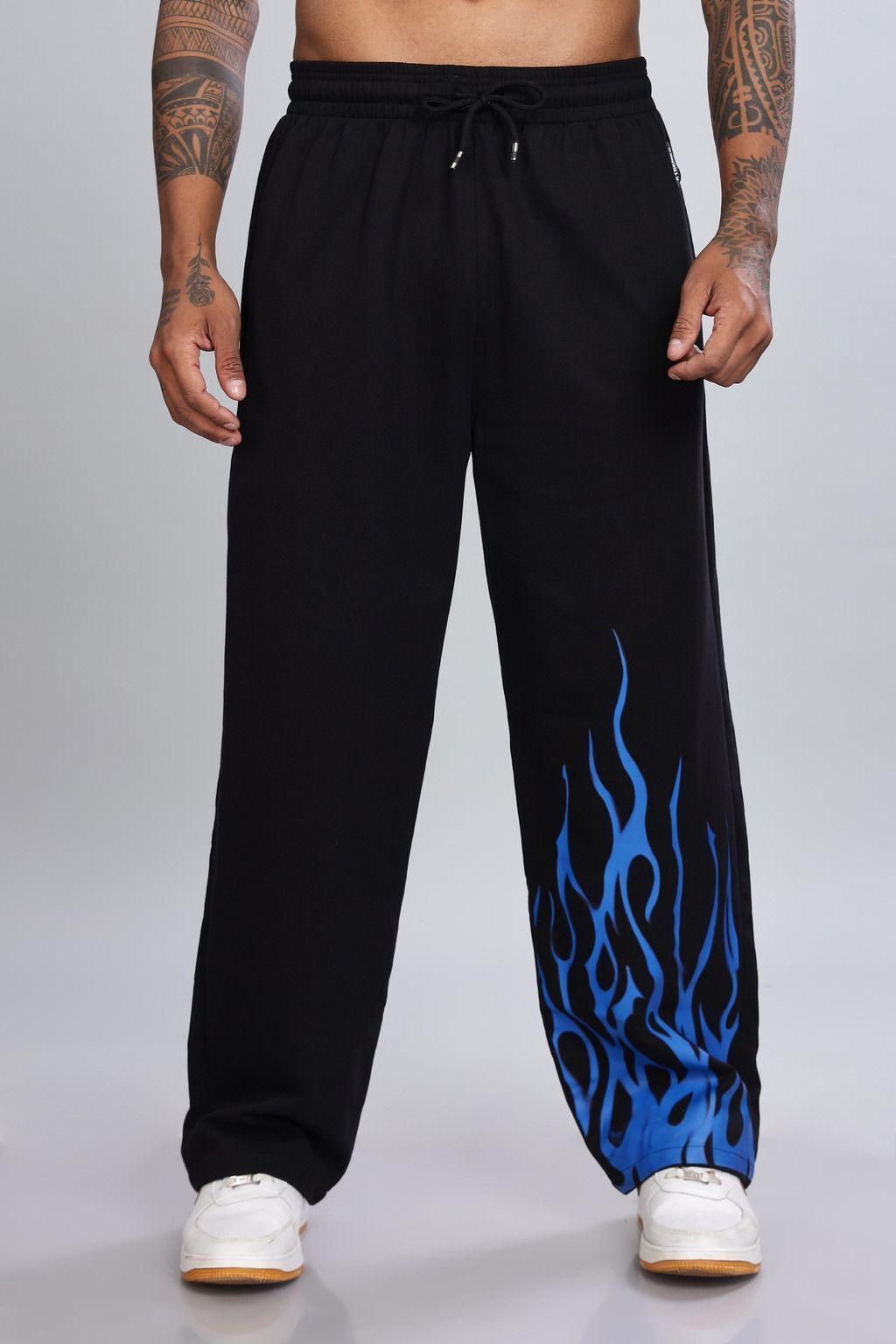 zonatachi Men Printed Black Track Pants-picture-12