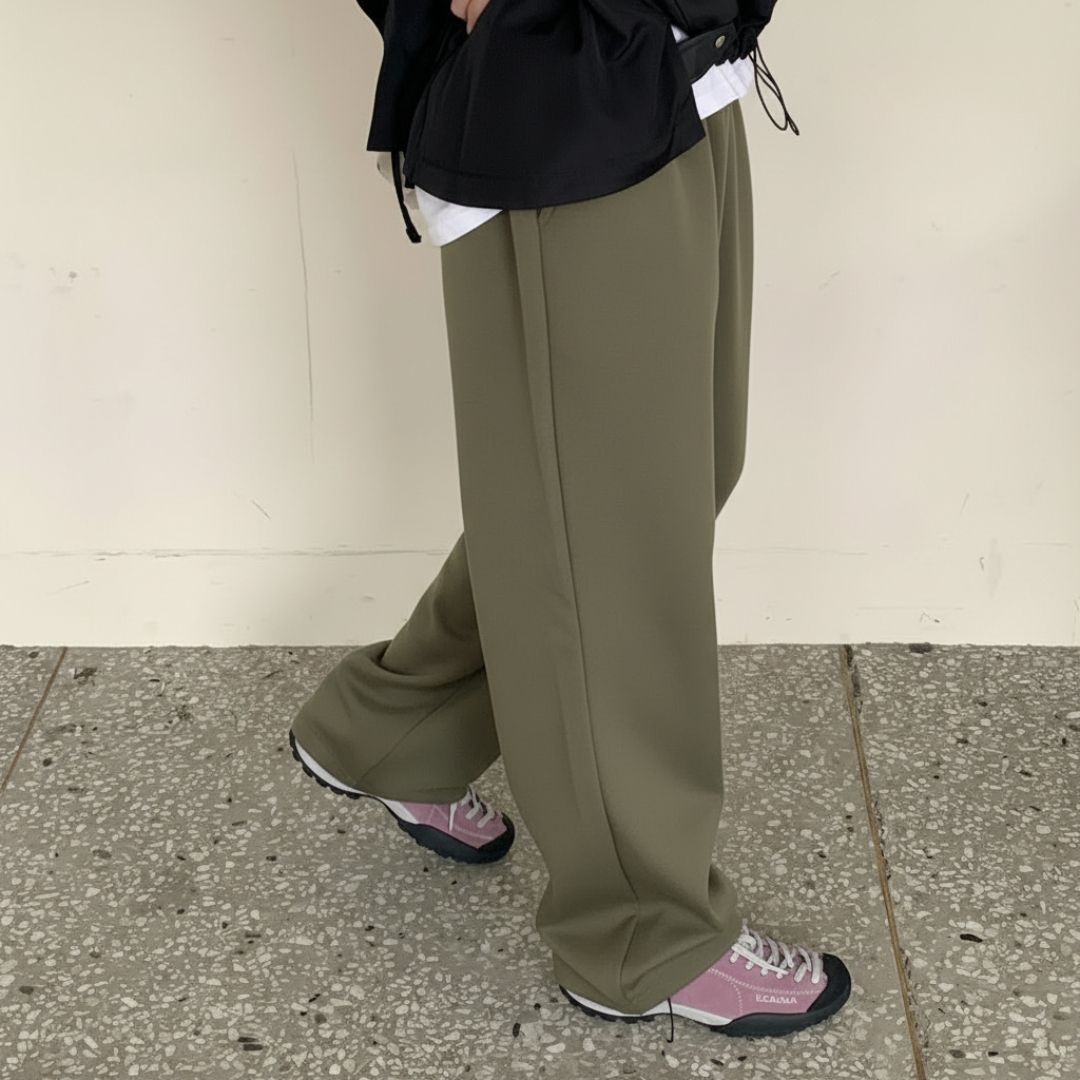 trufflegum Women Solid Olive Track Pants-picture-46