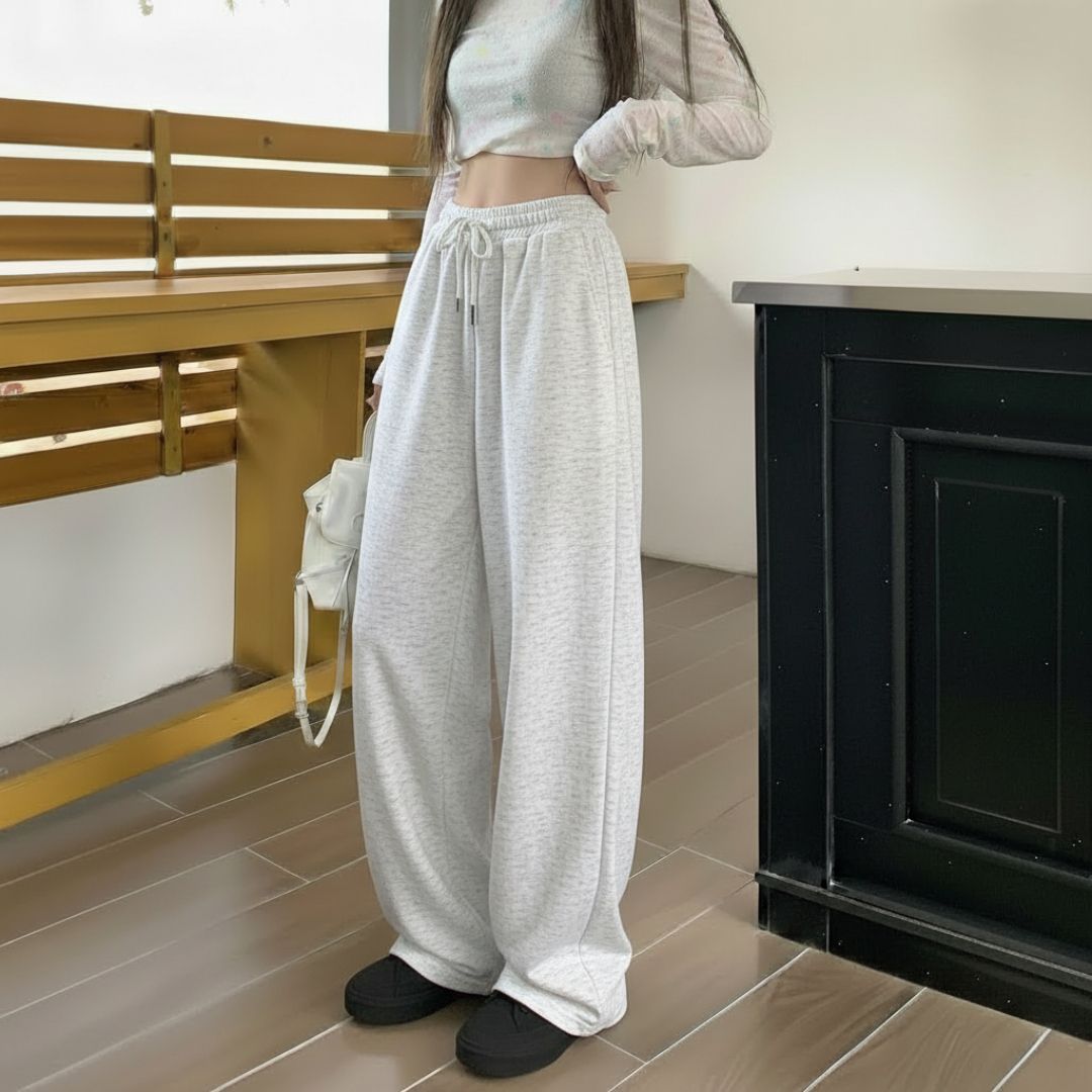 progeny Women Solid White Track Pants-picture-31