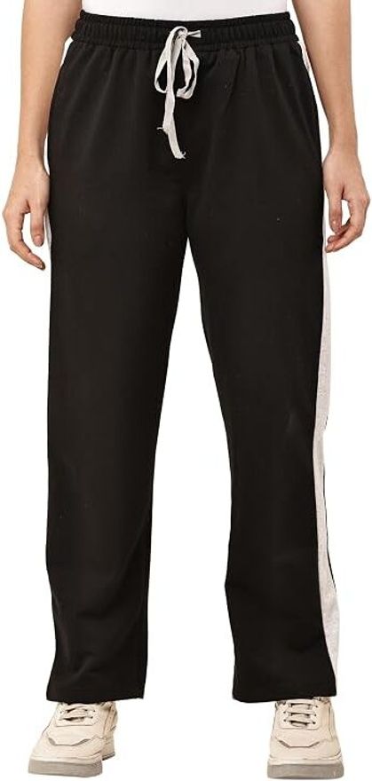 wyxina Women Solid Black, Grey Track Pants-picture-42
