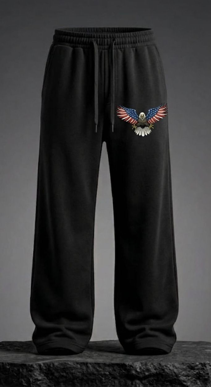 lakatos Men Printed Black Track Pants-picture-20