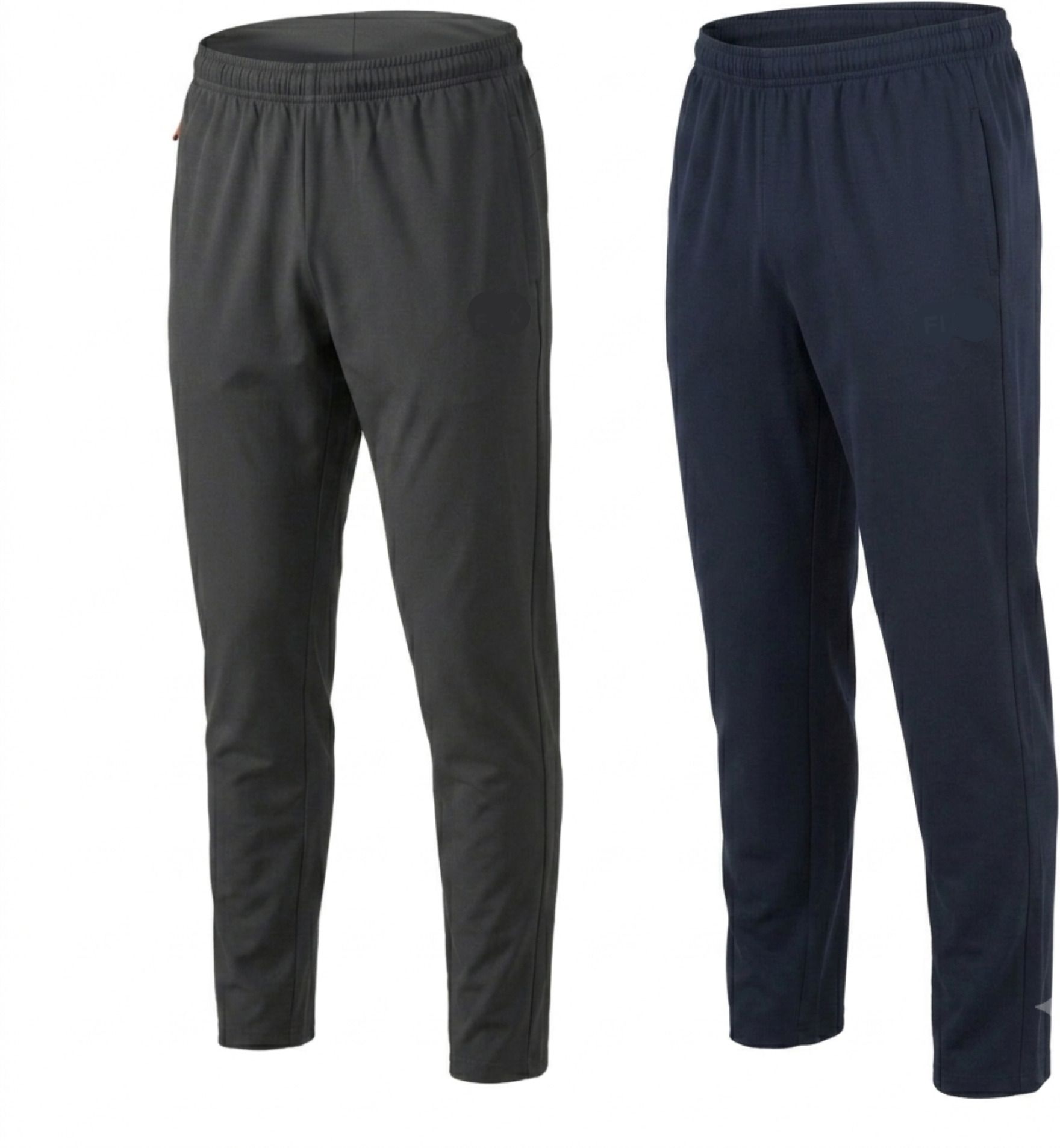 hillman Pack of 2 Men Solid Dark Blue, Grey Track Pants-picture-19