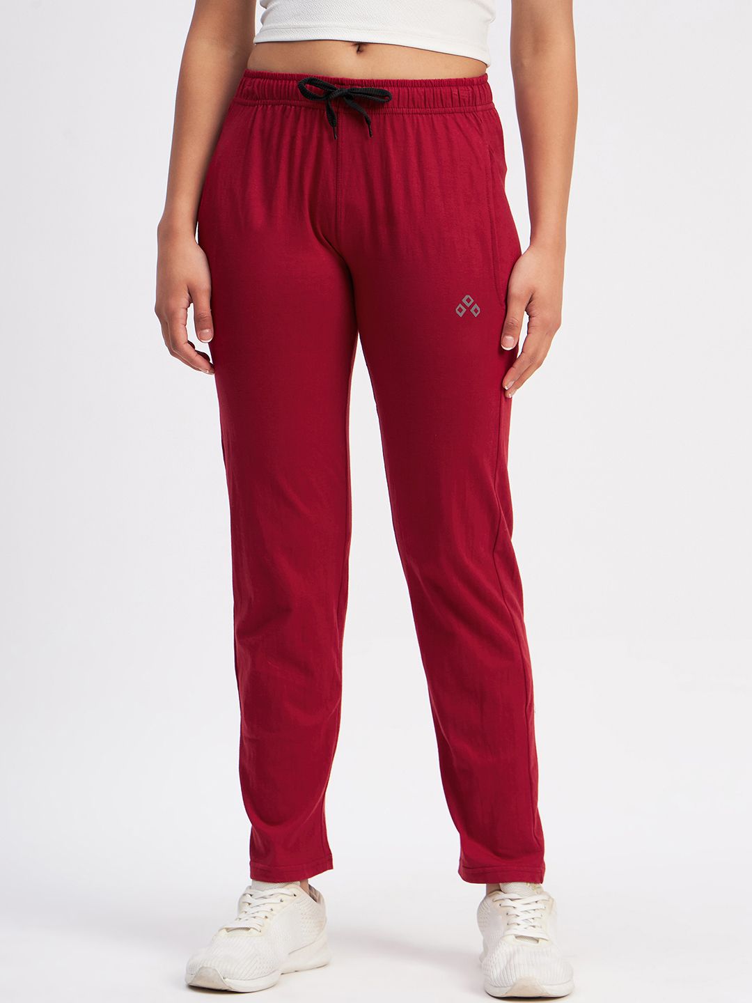 ds fashion Women Self Design Maroon Track Pants-picture-33