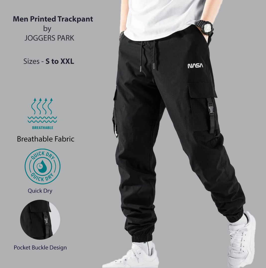 joggers park Men Printed Black Track Pants-picture-18