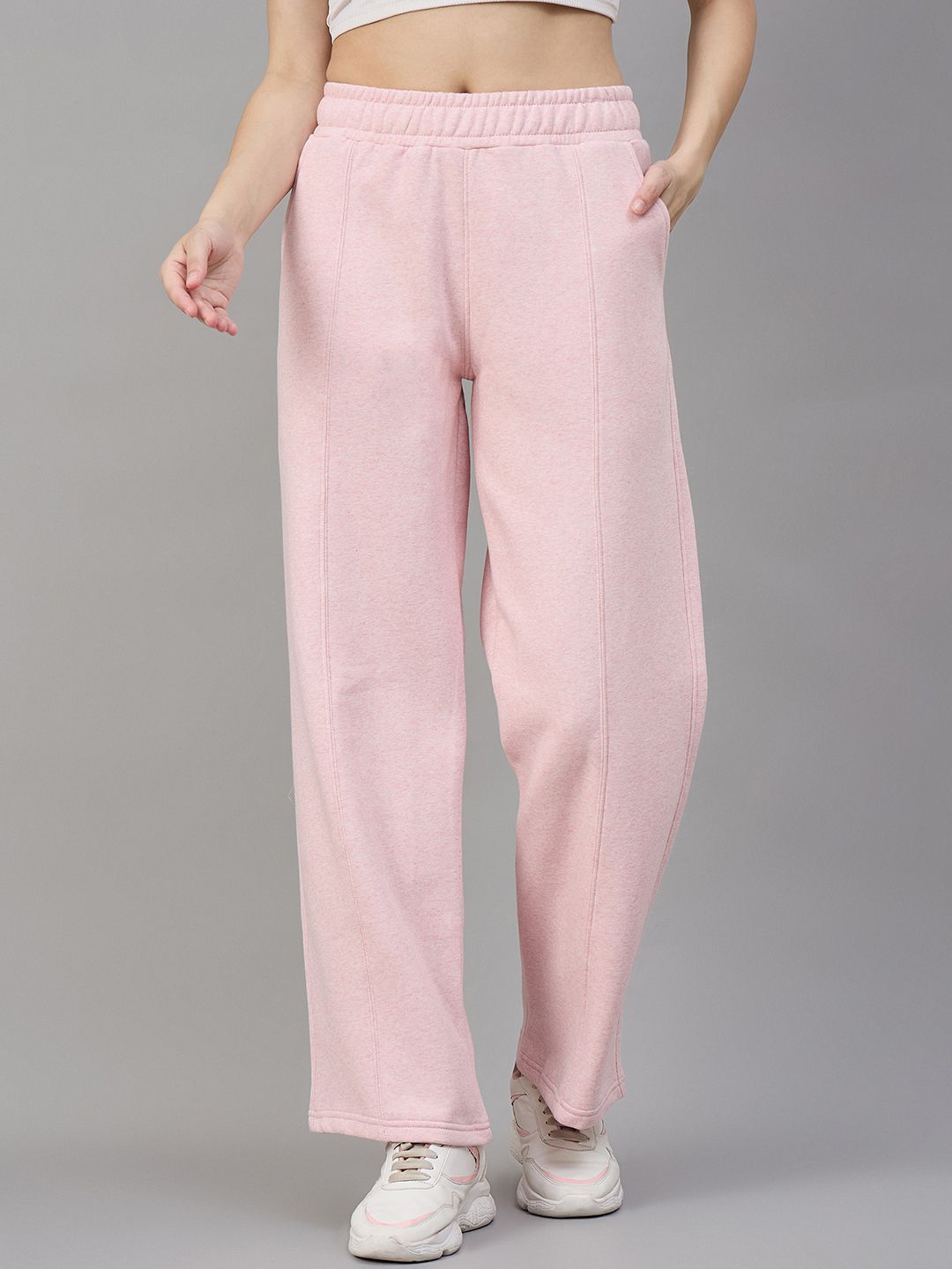 98 degree north Women Solid Pink Track Pants-picture-13
