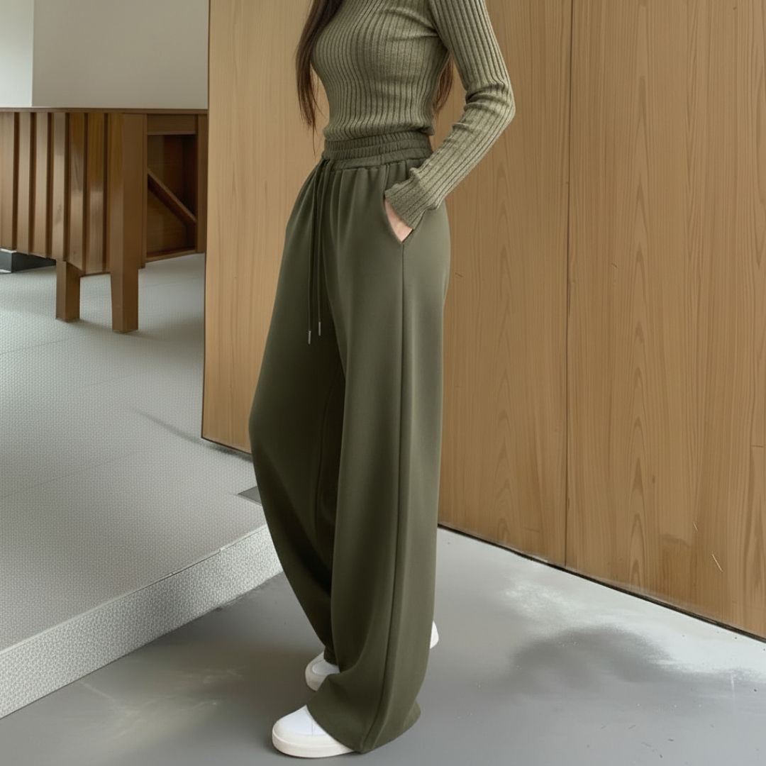 heretics Women Solid Olive Track Pants-picture-34