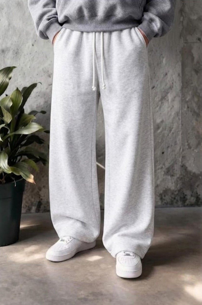 dockstreet Men Solid White Track Pants-picture-42