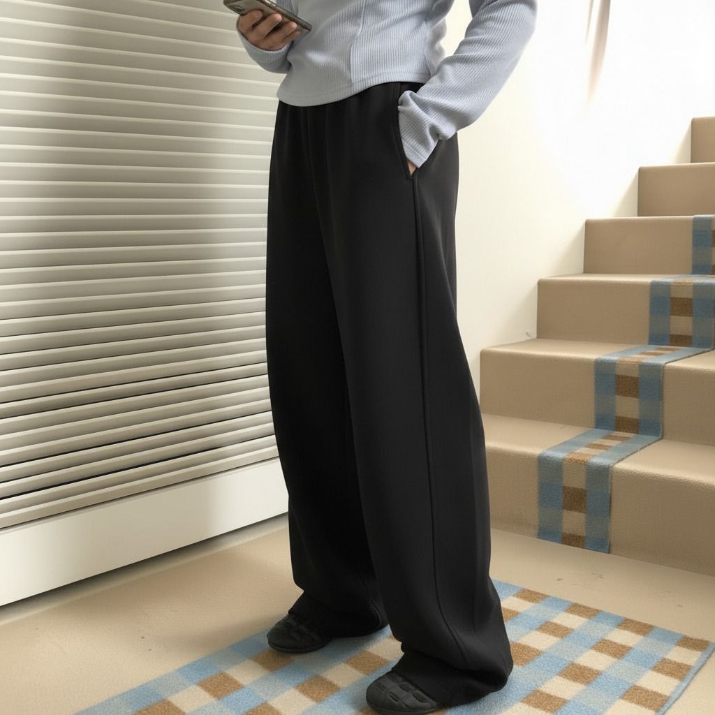 trufflegum Women Solid Black Track Pants-picture-25