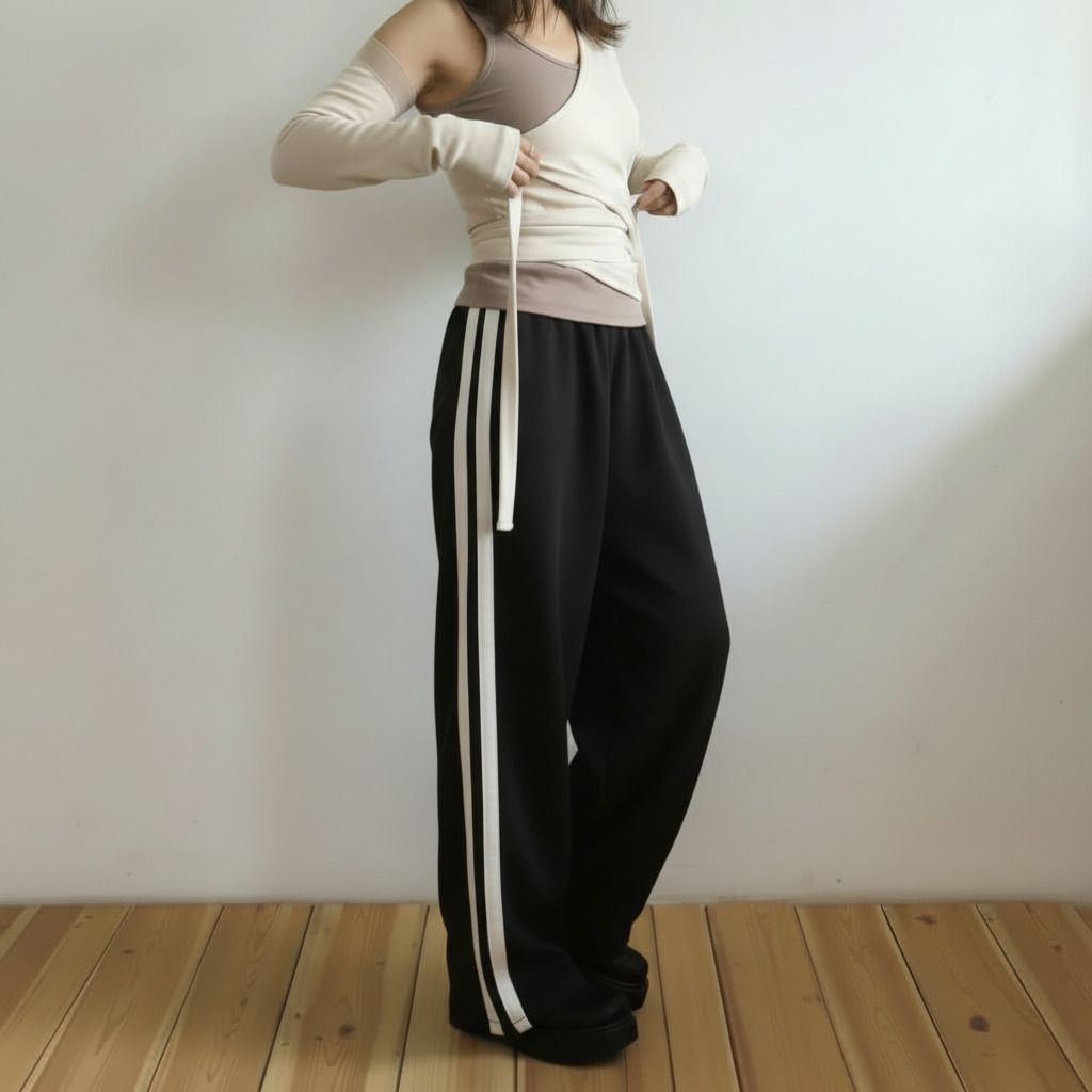 denominator Women Solid White Track Pants-picture-16