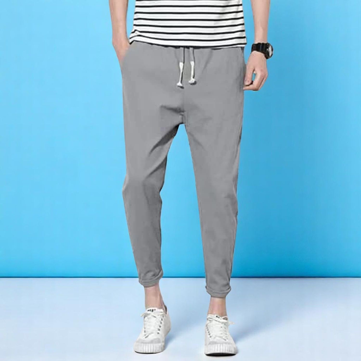 ramzox Men Printed Black Track Pants-picture-19