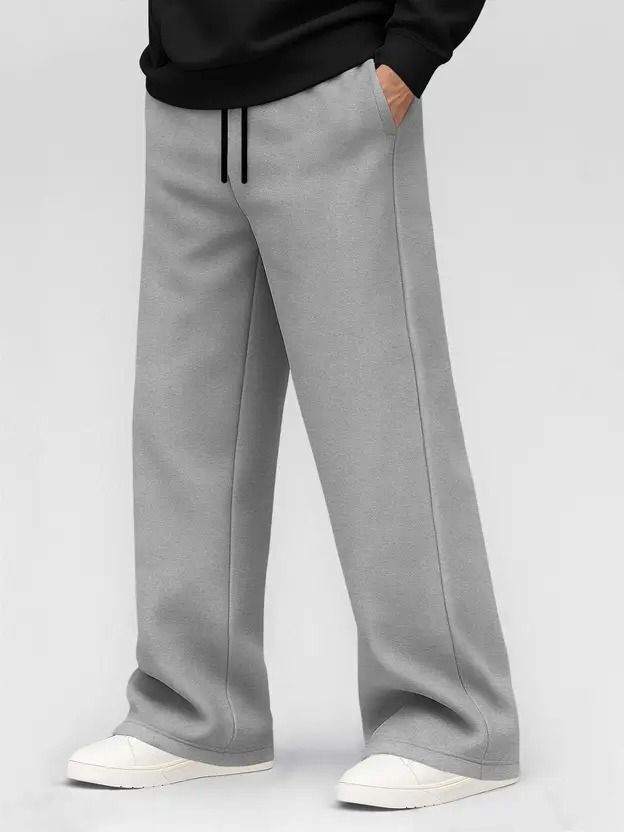 avinexx Men Solid Grey Track Pants-picture-21