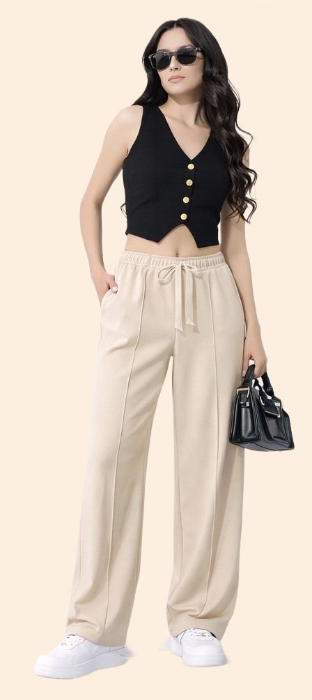 zen1fashion Women Solid Black Track Pants-picture-22