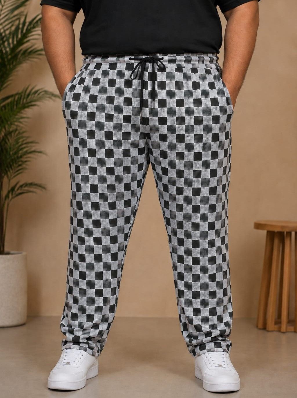 austivo Men Printed Dark Blue Track Pants-picture-24