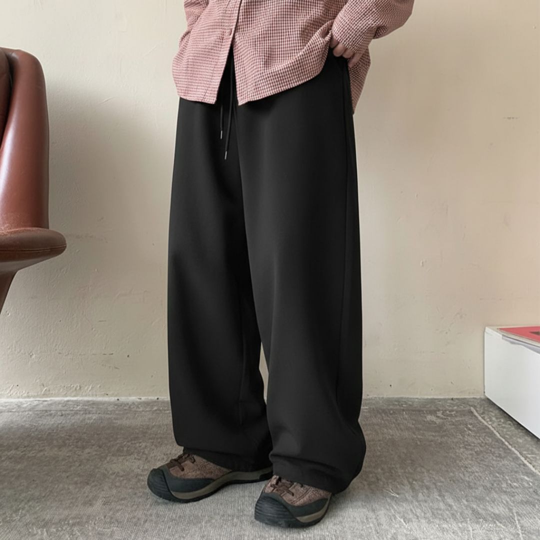 Women Solid Black Track Pants-image-46
