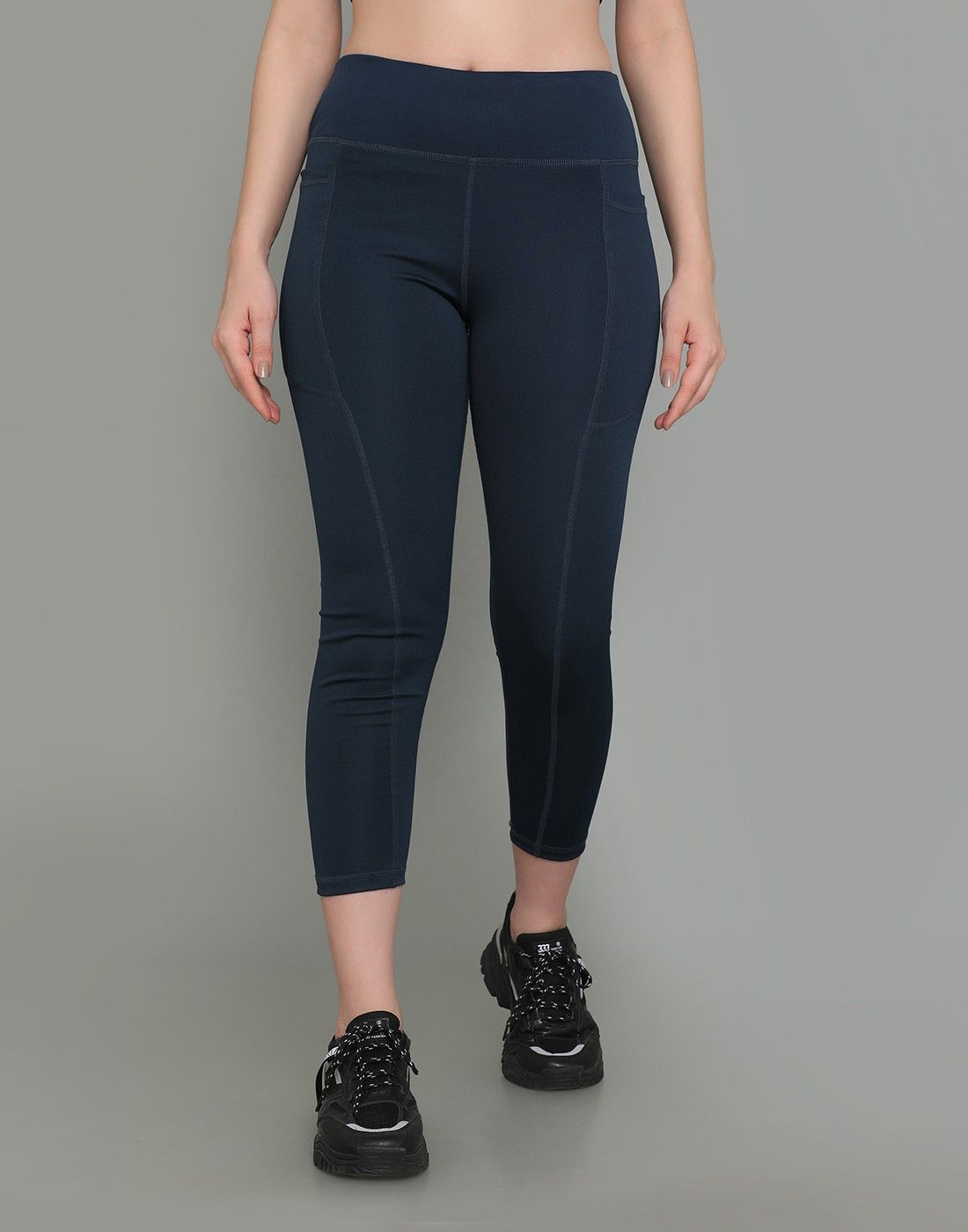 cosvos Women Solid Blue Track Pants-picture-14