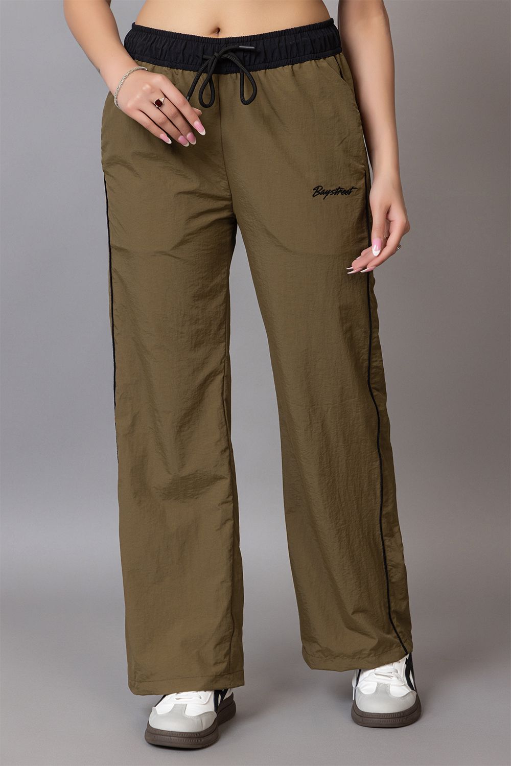 baystreet Women Solid Brown Track Pants-picture-23