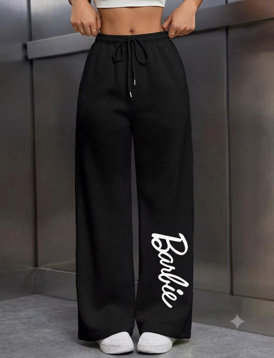 ieshne lifestyle Women Printed Black Track Pants-picture-36