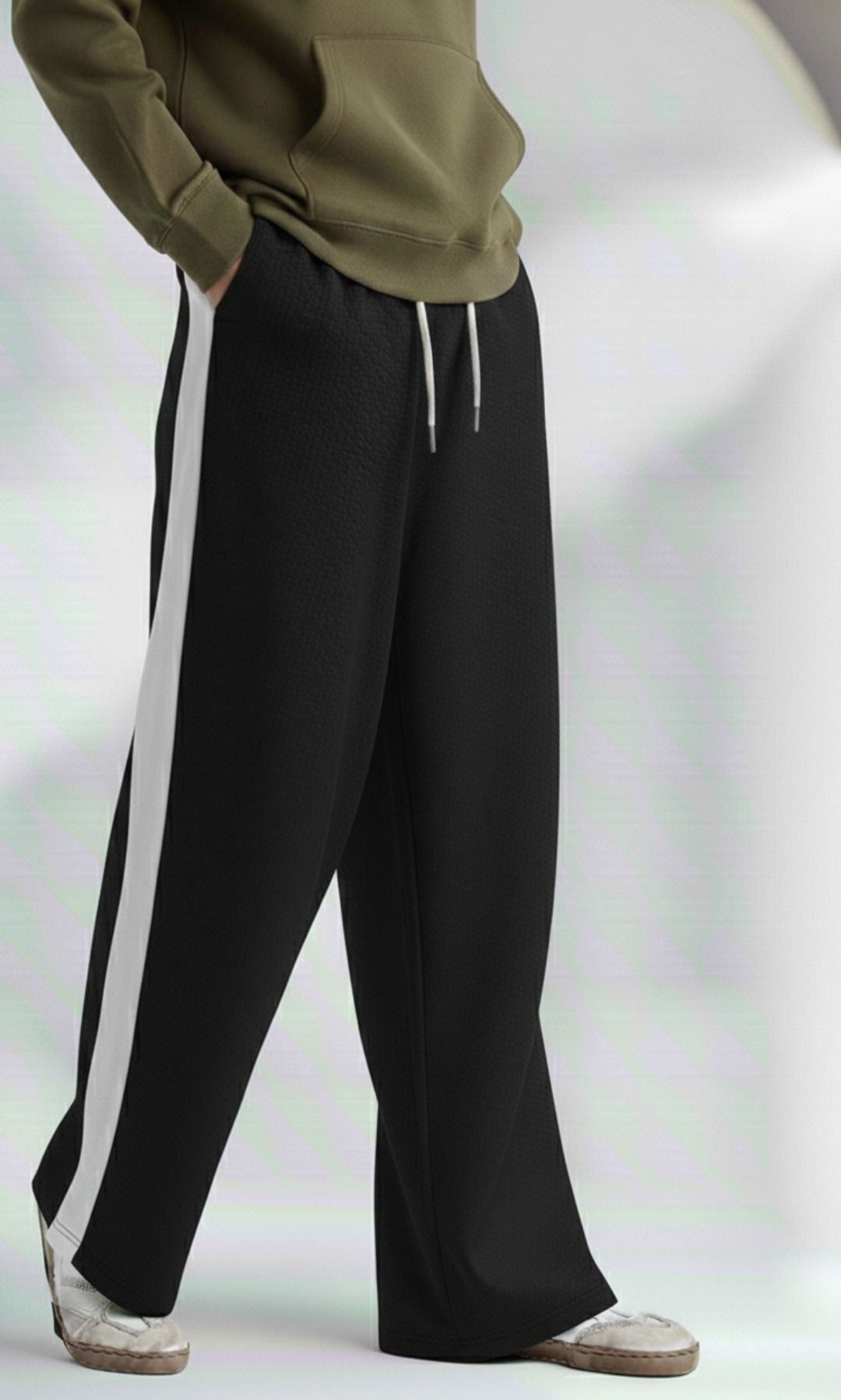 dockstreet Women Solid Black Track Pants-picture-24