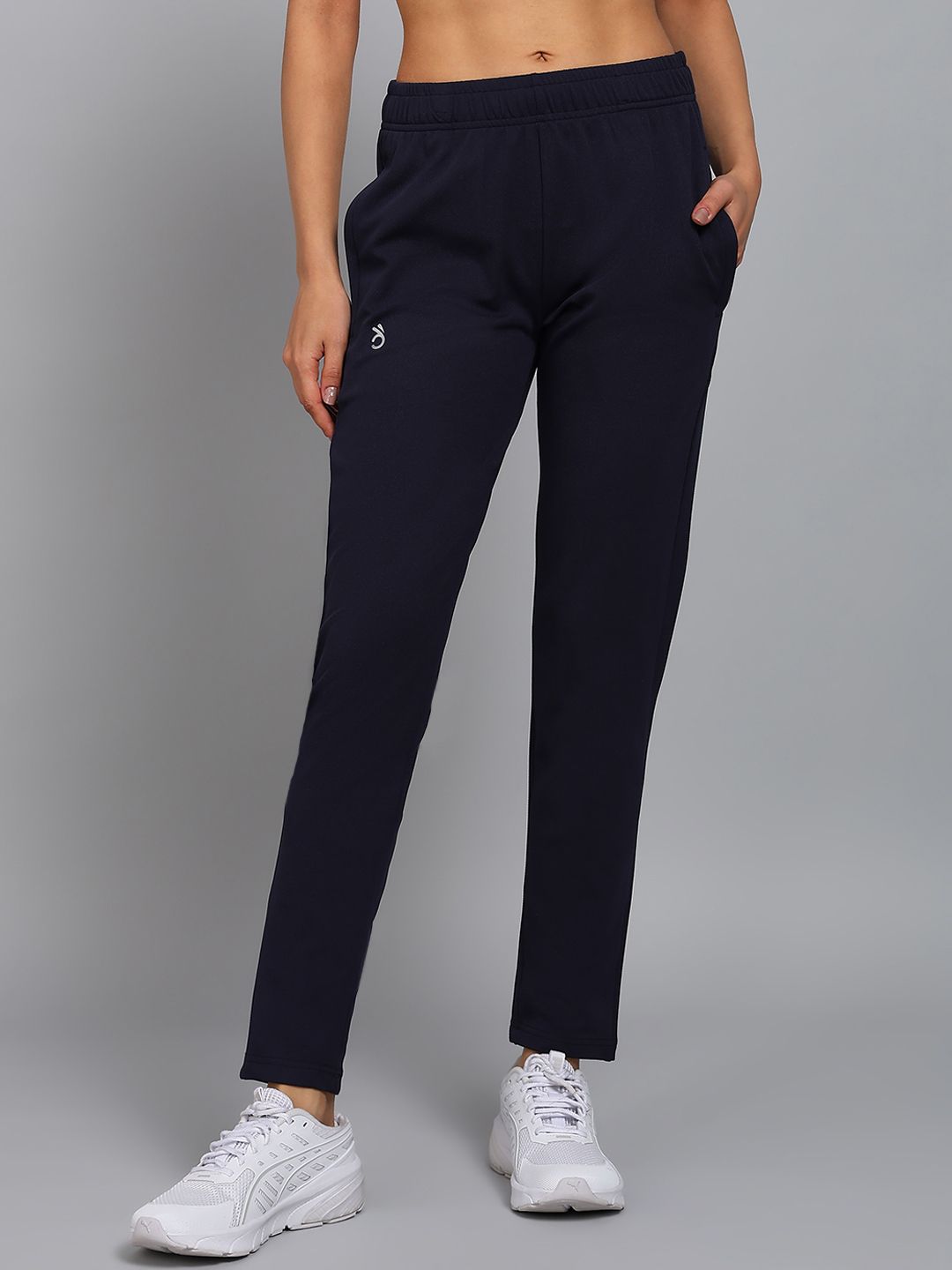 lemona Women Solid Dark Blue Track Pants-picture-14